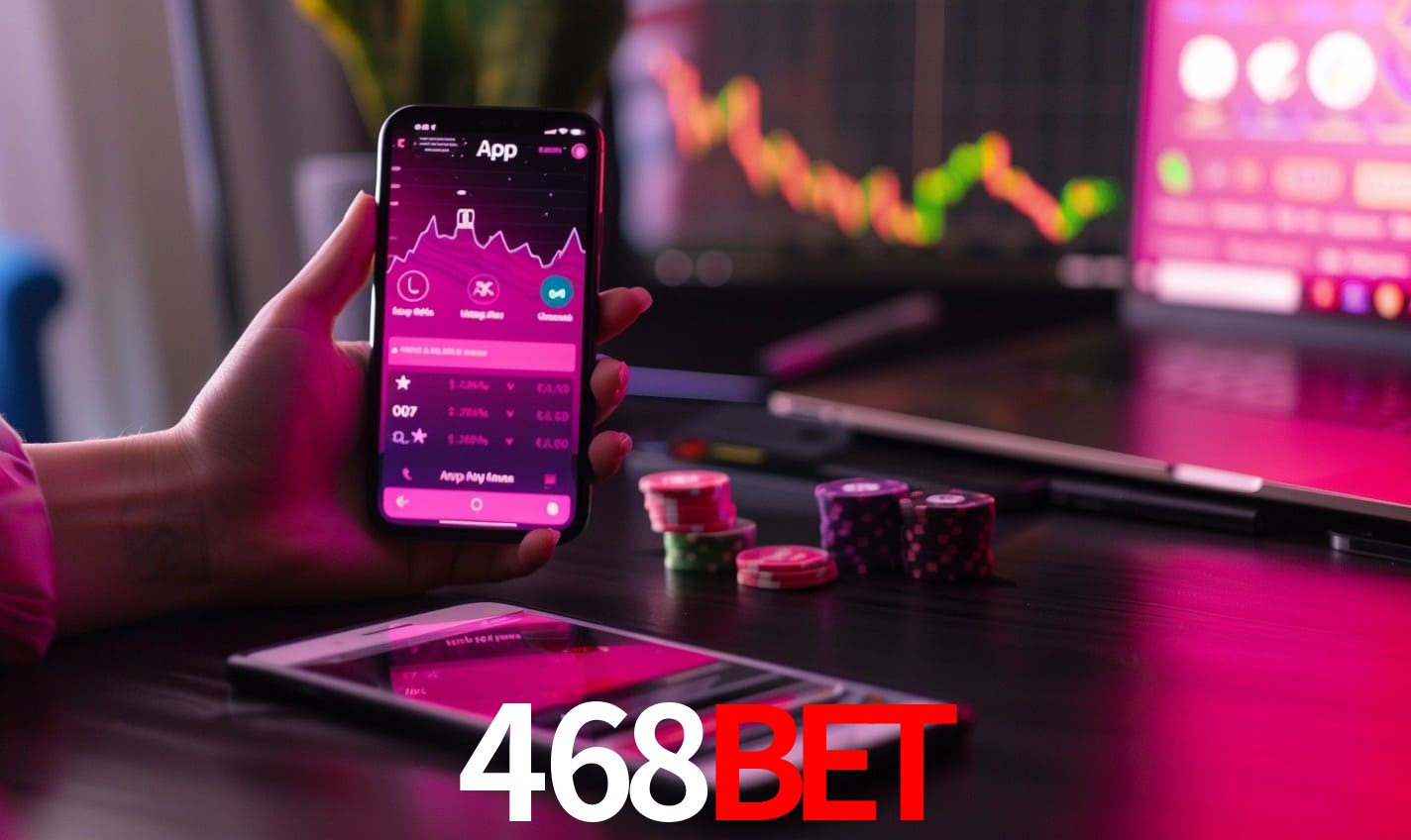 Comparação APP mobile vs versão web da 468bet